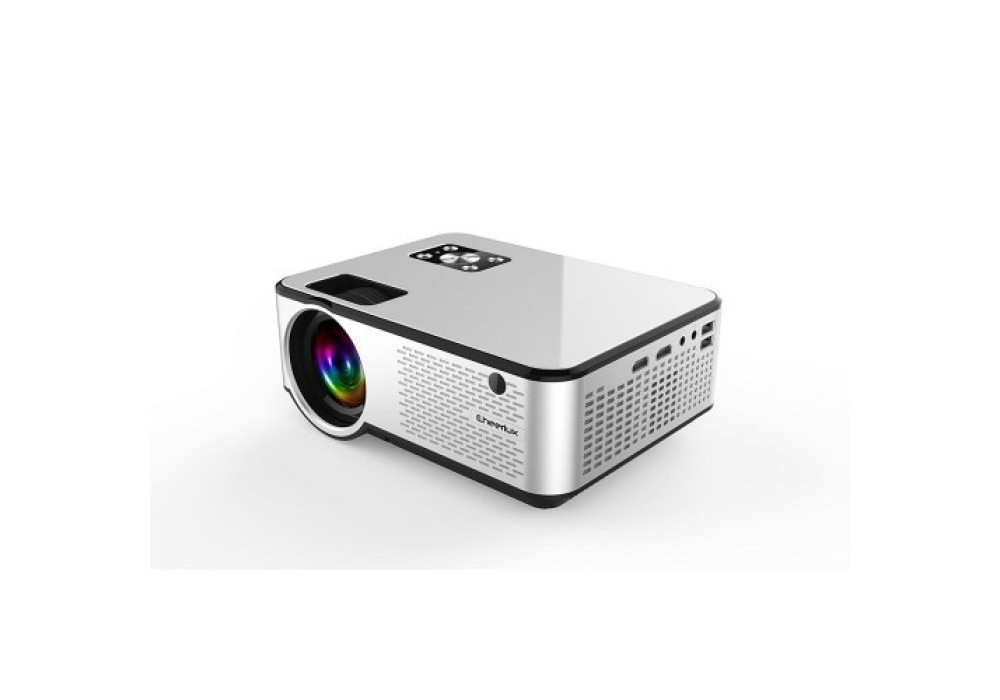 Cheerlux C9 2800 Lumens Mini Projector with Built-in TV Card