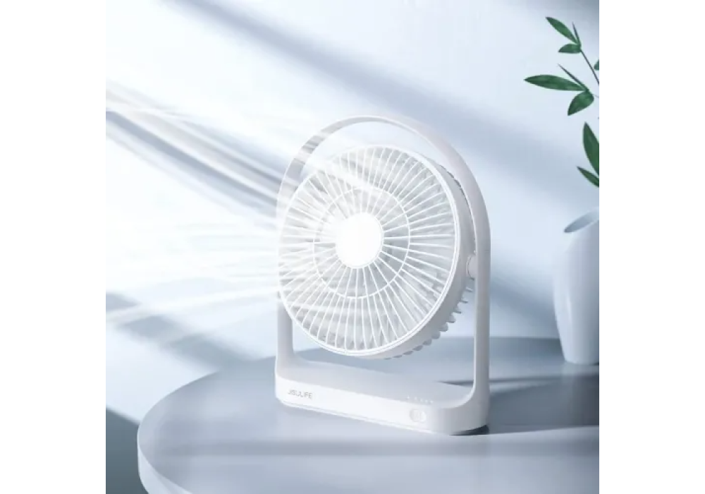 Jisulife FA19A 4000mAh USB Portable Rechargeable Fan