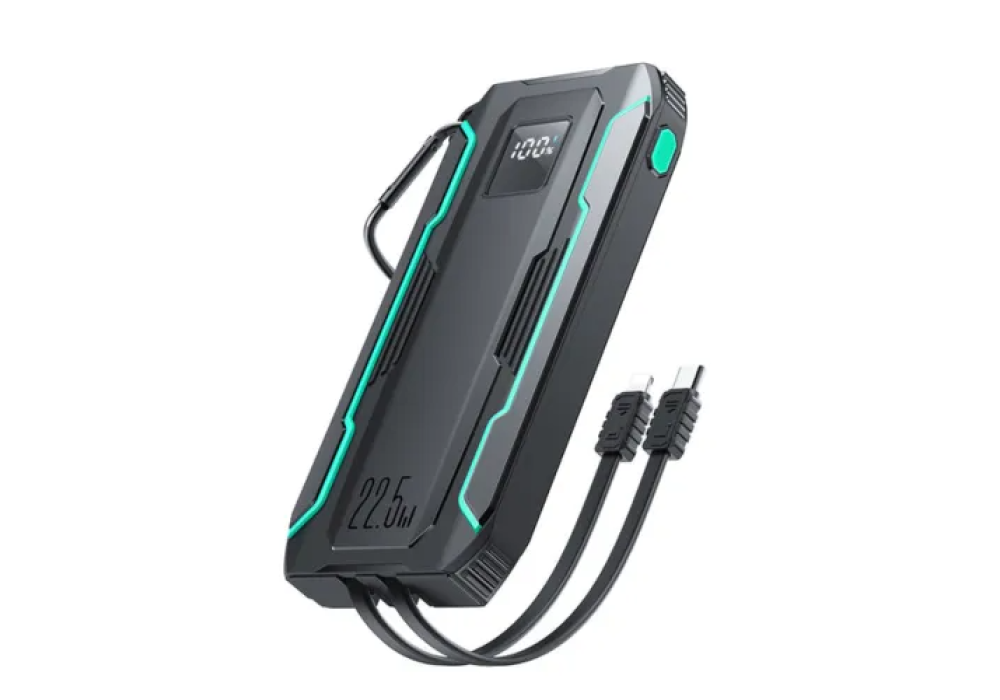 Joyroom JR-L017 10000mAh 22.5W Power Bank with Dual Cables