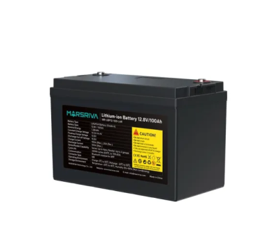 Marsriva MR-LBP12-100-LAR 12.8V 100Ah LiFePO4 UPS Battery