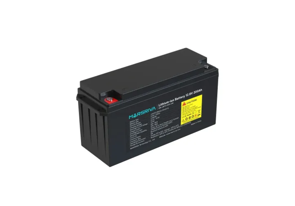 Marsriva MR-LBP12-200-LAR 12.8V 200Ah LiFePO4 UPS Battery