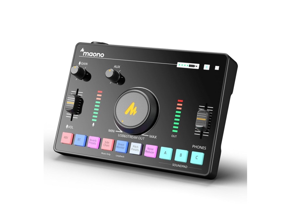 Maonocaster AMC2 NEO One-Stop Streaming Audio Mixer & Sound Card Maonocaster AMC2 NEO One-Stop Streaming Audio Mixer & Sound Card