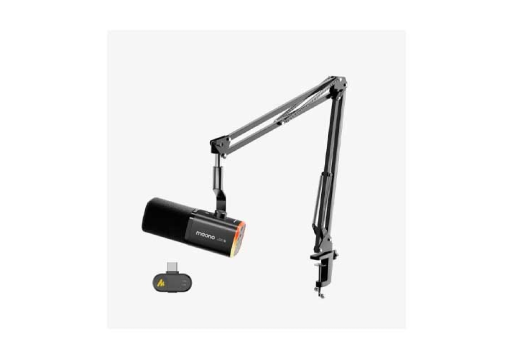 Maono PD100W Wireless & USB Dynamic Microphone