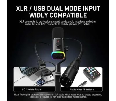 MAONO PD100X RGB USB/XLR Dynamic Microphone