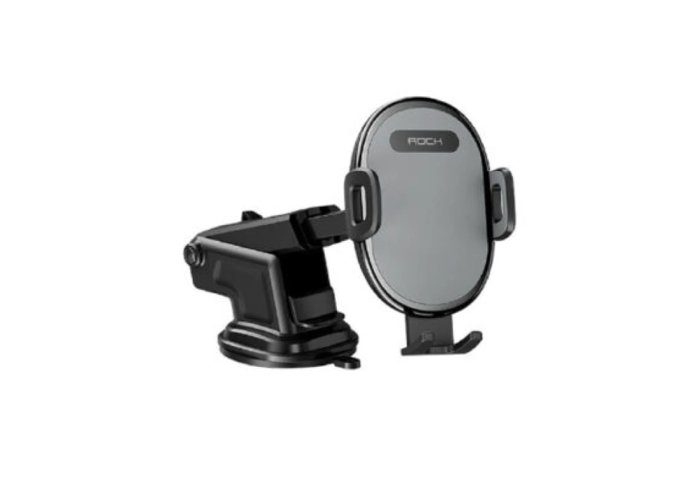 Rock Multi-function 360° rotation car mount retractable silicone clip holder BD