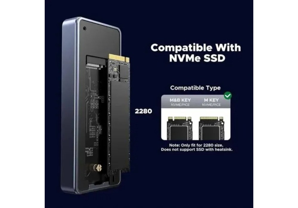 UGREEN D703 (65727) 40Gbps M.2 NVMe SSD Enclosure
