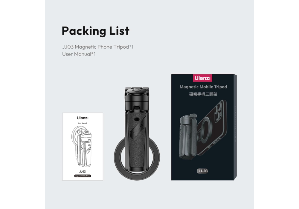 ULANZI JJ03 Magnetic Mini Tripod