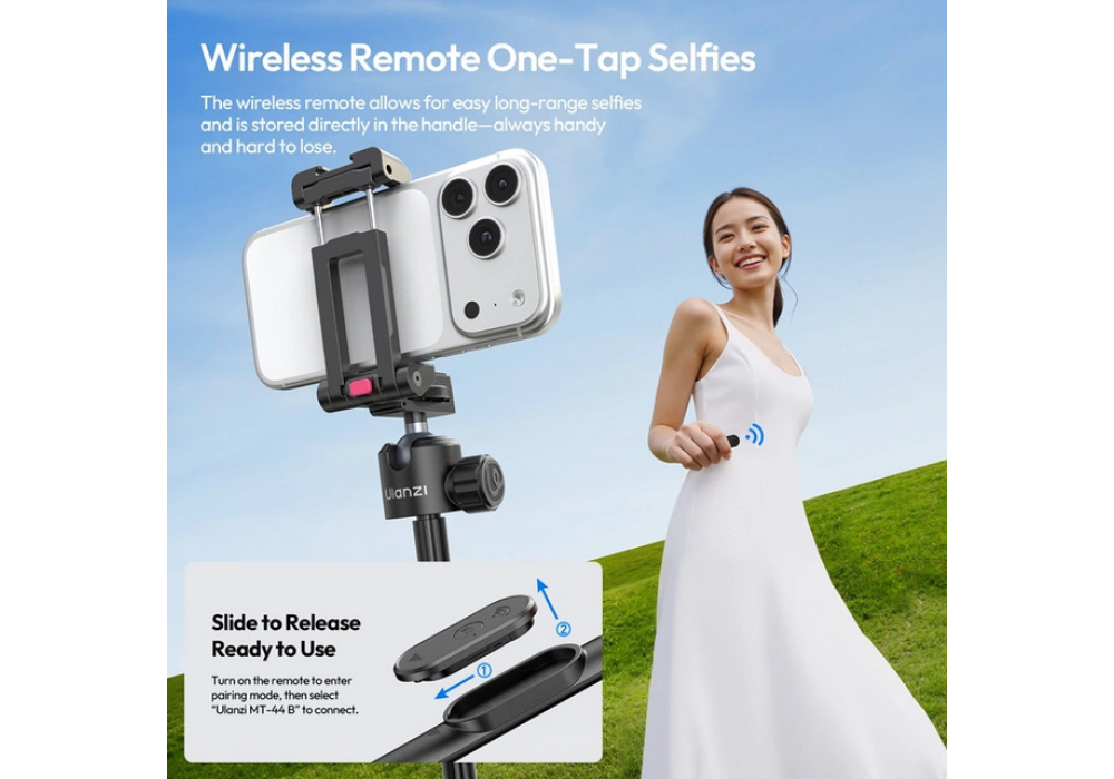 Ulanzi MT-44B 2-in-1 Selfie Stick Quadpod