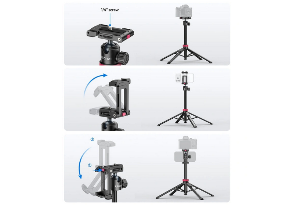 Ulanzi MT-44B 2-in-1 Selfie Stick Quadpod
