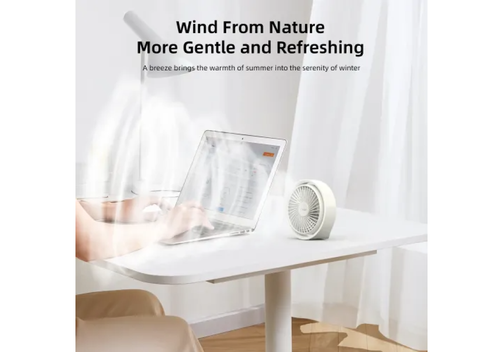 Vyvylabs D04 Mini Portable Desktop Fan with LED light Vyvylabs D04 Mini Portable Desktop Fan with LED light