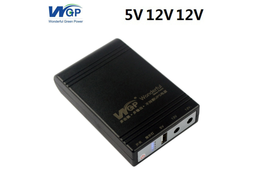 WGP Mini UPS 10400 mAh Battery 5,12,12 Update version