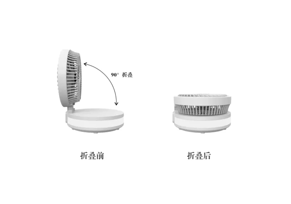 WIWU FS05 Carter Circulating Foldable Rechargeable Table Fan