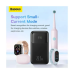 Baseus Comet Series PPMD20 Dual Cable 20000mAh 22.5W Power Bank Black