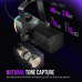 FIFINE AmpliGame AM8PROT Dynamic Microphone Kit with RGB Boom Arm Stand