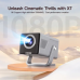 Magcubic X7 1000 ANSI Android 14 Home Theater Projector