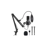 Maono AU-A04 Podcast Microphone Boom Arm Bundle Plug and Play