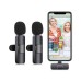 K9 Dual Microphone Wireless Lavalier Microphone for Android Type C