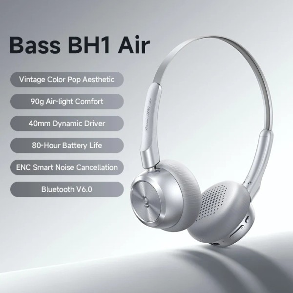 Baseus Bass BH1 Air Lightweight Wireless On-Ear Headphones