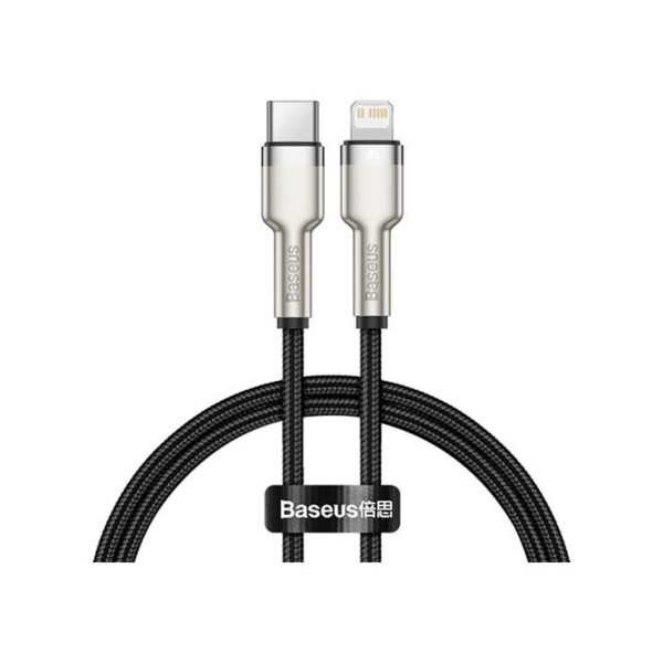 Baseus Cafule Metal USB-C to Lightning PD 20W Cable 2m (CATLJK-B01)
