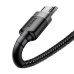 Baseus Cafule USB-A to Micro USB 2.4A Braided Cable 1m (CAMKLF-BG1)