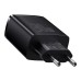 Baseus Compact Quick Charger 2U+C 30W (EU Plug, Black)