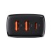 Baseus Compact Quick Charger 2U+C 30W (EU Plug, Black)