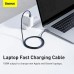 Baseus Crystal Shine 100W USB-C to USB-C Fast Charging Cable (1.2m & 2m)