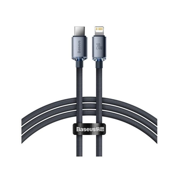 Baseus Crystal Shine 20W USB-C to Lightning Fast Charging Cable 1.2m