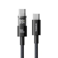 Baseus Display 2 100W USB-C to USB-C Cable with Digital Display 1m