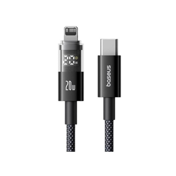 Baseus Display 2 USB-C to Lightning 20W Cable 1m with Power Display