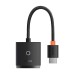 Baseus Lite Series HDMI to VGA Adapter with 3.5mm Audio & Micro USB Power (1080P) Black