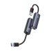 Baseus Lite Series USB-A to RJ45 LAN Port 1000Mbps Gigabit Ethernet Adapter Grey