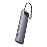 Baseus Metal Gleam 11-in-1 USB-C Hub with HDMI, VGA & RJ45