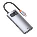 Baseus Metal Gleam 4-in-1 USB-C Hub with HDMI & 100W PD