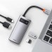 Baseus Metal Gleam 4-in-1 USB-C Hub with HDMI & 100W PD