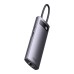 Baseus Metal Gleam 6-in-1 USB-C Hub with 4K60Hz HDMI & Gigabit LAN