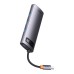 Baseus Metal Gleam 6-in-1 USB-C Hub with 4K60Hz HDMI & Gigabit LAN