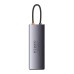 Baseus Metal Gleam 8-in-1 USB-C Hub with Dual HDMI & SD/TF