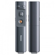 Baseus Orange Dot ACFYB-0G Wireless Presenter with Red Laser (Grey)