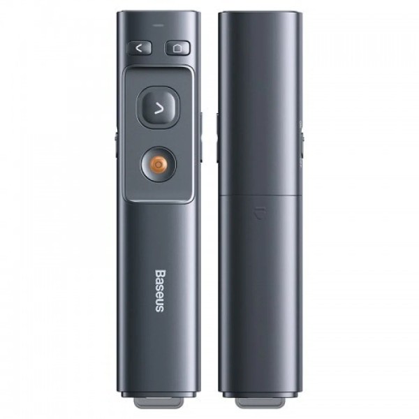 Baseus Orange Dot ACFYB-0G Wireless Presenter with Red Laser (Grey)