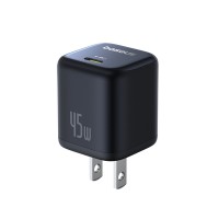 Baseus PicoGo GaN6 Pro 45W USB-C Fast Charger (US Plug, Black)