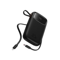 Baseus Qpow2 22.5W 10000mAh Power Bank with Built-in Lightning & USB-C Cable