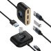 Baseus Square Round 4 in 1 USB 3.0 Hub (1 × USB 3.0 + 3 × USB 2.0) 1m Black