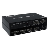 Dtech DT-7224W 2 In 4 Out 4K HDMI Matrix Switch