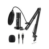 Maono AU-PM422 USB Condenser Microphone with Zero Latency Monitoring