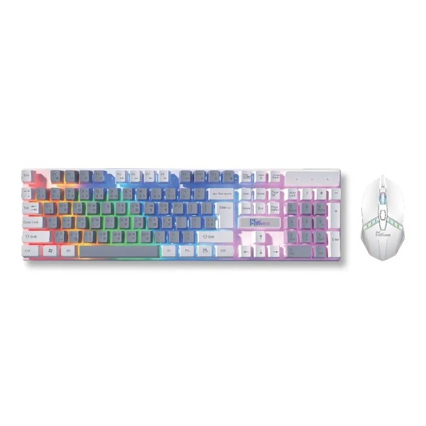 PC Power KM02G Wired Gaming Keyboard and Mouse Combo