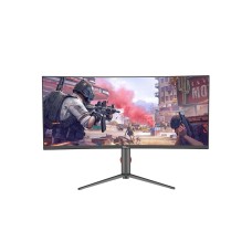PC Power PCG34B180WQC 34 Inch WQHD 180Hz Curved Gaming Monitor