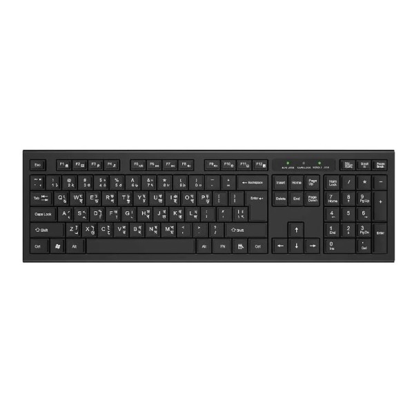 PC Power PCGKY601 Wired Office Keyboard with Bangla