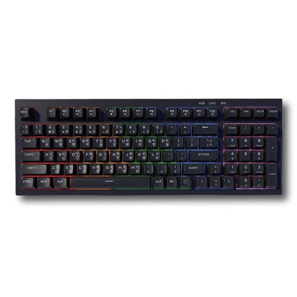 PC Power Silent-98 Wired Gaming Keyboard with Bangla