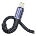 Proton Premium Nylon Braided USB-A to Lightning Cable 1m